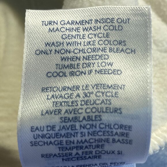 Chaps Sport SZ L Ivory Zip Front Outerwear Vest Poly Fleece warm comfy - Picture 11 of 13